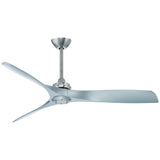 Aviation Designer Fans Minka Aire 152cm (60") Brushed Nickel + Silver