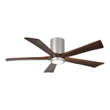 Irene - 5HLK Designer Fans Matthews Fans 107cm (42") Brushed Nickel + Walnut