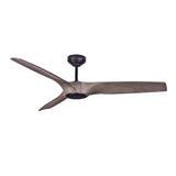 DC-3 Designer Fans Iconic Fan Co. Matt Black + Dark Teak