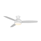 Sierra Designer Fans Iconic Fan Co. Matt White + Washed Oak