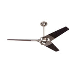 Torsion Designer Fans Modern Fan Co. 138cm (52") Bright Nickel + Dark Bronze