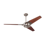 Torsion Designer Fans Modern Fan Co. 138cm (52") Bright Nickel + Mahogany