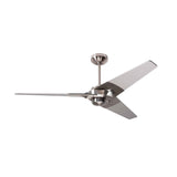 Torsion Designer Fans Modern Fan Co. 138cm (52") Bright Nickel