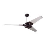 Torsion Designer Fans Modern Fan Co. 138cm (52") Dark Bronze + Bright Nickel