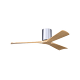 Irene - 3H Designer Fans Matthews Fans 107cm (42") Polished Chrome Light Maple