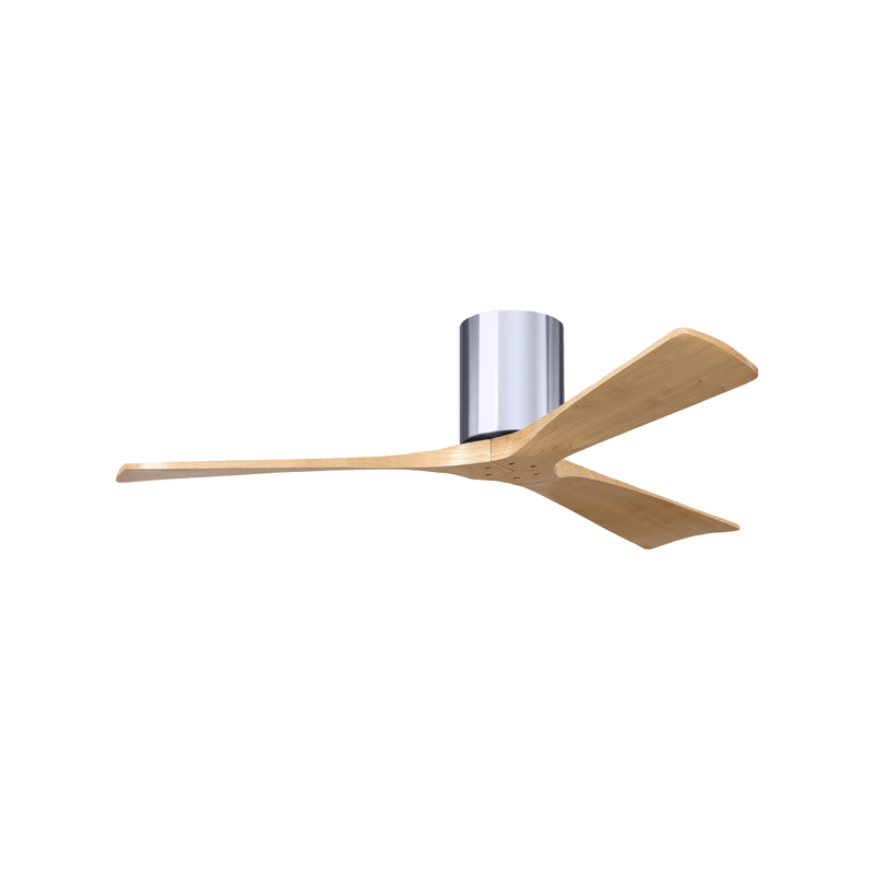 Irene - 3H Designer Fans Matthews Fans 107cm (42") Polished Chrome Light Maple