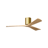 Irene - 3H Designer Fans Matthews Fans 107cm (42") Brushed Brass Light Maple