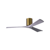 Irene - 3H Designer Fans Matthews Fans 107cm (42") Brushed Brass Barn Wood