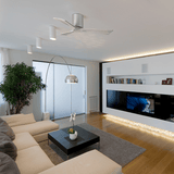 Irene - 3H Designer Fans Matthews Fans 107cm (42") Matt Black Walnut