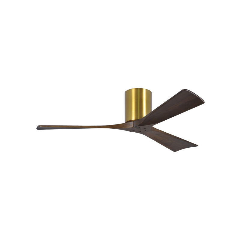 Irene - 3H Designer Fans Matthews Fans 107cm (42") Brushed Brass + Walnut