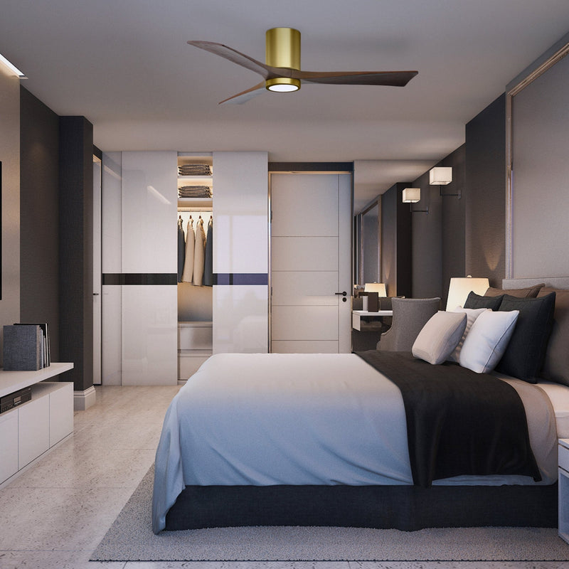 Irene - 3HLK Designer Fans Matthews Fans 107cm (42") Matt Black Walnut