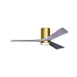 Irene - 3HLK Designer Fans Matthews Fans 107cm (42") Brushed Brass Barn Wood