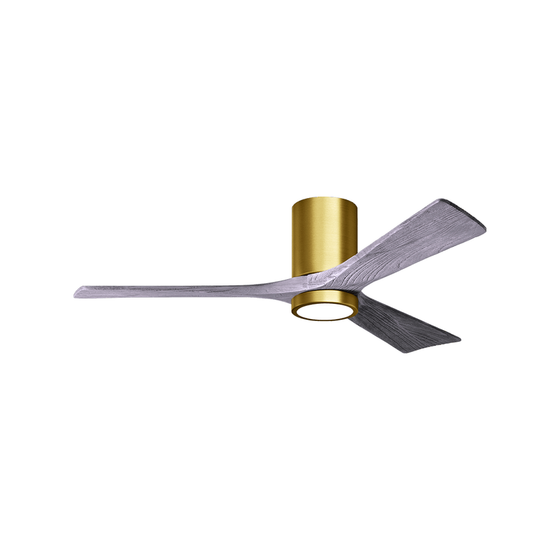 Irene - 3HLK Designer Fans Matthews Fans 107cm (42") Brushed Brass Barn Wood