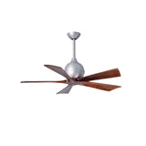 Irene - 5 Designer Fans Matthews Fans 107cm (42") B.Chrome + Walnut