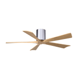 Irene - 5H Designer Fans Matthews Fans 107cm (42") Polished Chrome Light Maple