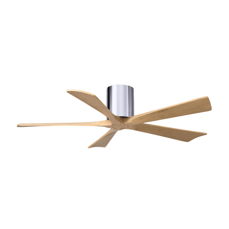 Irene - 5H Designer Fans Matthews Fans 107cm (42") Polished Chrome Light Maple