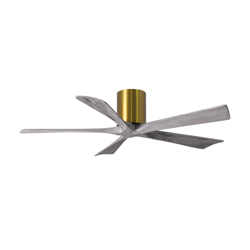 Irene - 5H Designer Fans Matthews Fans 107cm (42") Brushed Brass Barn Wood
