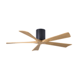 Irene - 5H Designer Fans Matthews Fans 107cm (42") Matt Black Light Maple
