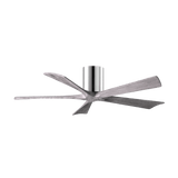 Irene - 5H Designer Fans Matthews Fans 107cm (42") Polished Chrome Barn Wood