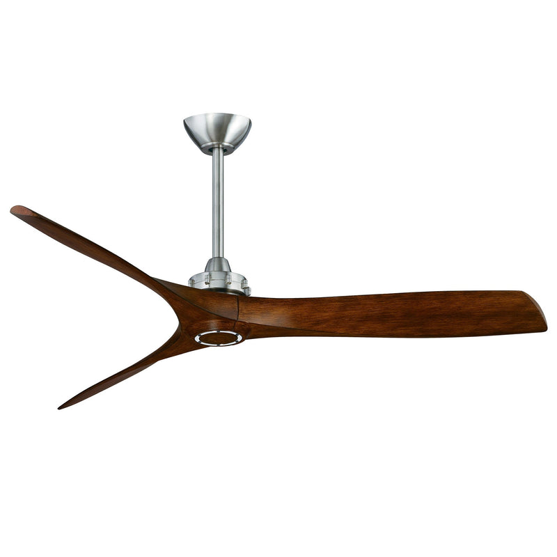 Aviation Designer Fans Minka Aire Brushed Nickel + Distressed Koa