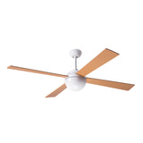 Ball Designer Fans Modern Fan Co. White + Maple